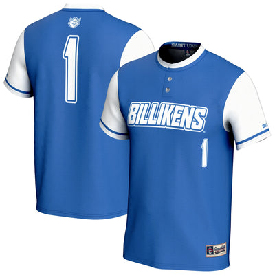 Saint Louis Billikens GameDay Greats Lightweight Collegiate Softball Fashion Jersey - Blue