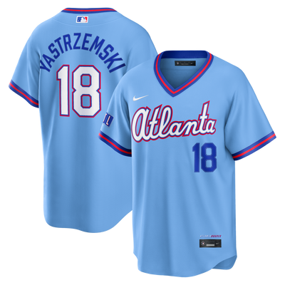 Atlanta Braves Mike Yastrzemski Nike Powder Blue 2026 City Connect Stadium Jersey