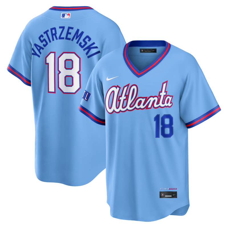Atlanta Braves Mike Yastrzemski Nike Powder Blue 2026 City Connect Stadium Jersey