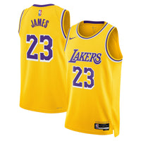 Los Angeles Lakers Nike Icon Swingman Jersey - James 23 -