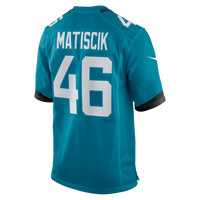Jacksonville Jaguars Ross Matiscik Nike Teal Game Jersey