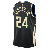 Milwaukee Bucks Jordan Brand Statement Edition Swingman Jersey - Hunter Green - Jaime Jaquez Jr. -