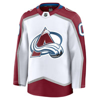 Colorado Avalanche Fanatics White Away Premium Custom Jersey