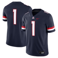 #1 Arizona Wildcats Nike Home Game Football Jersey - Navy