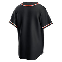Baltimore Orioles Nike Fashion Replica Black Out Jersey