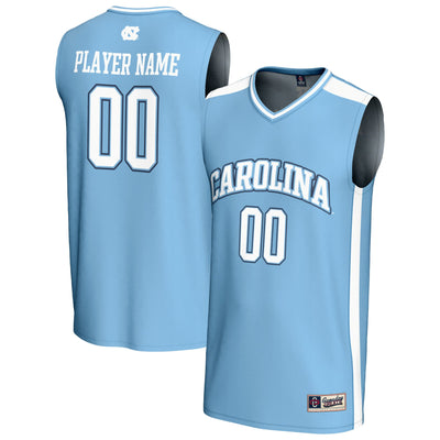 North Carolina Tar Heels GameDay Greats NIL Pick-A-Player Lightweight Basketball Fashion Jersey - Light Blue