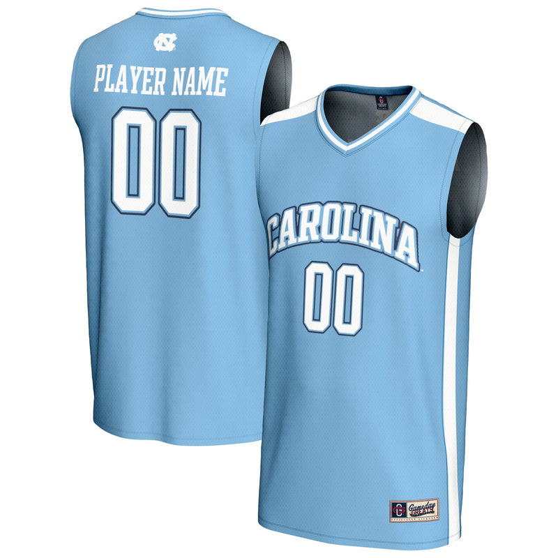 North Carolina Tar Heels GameDay Greats NIL Pick-A-Player Lightweight Basketball Fashion Jersey - Light Blue