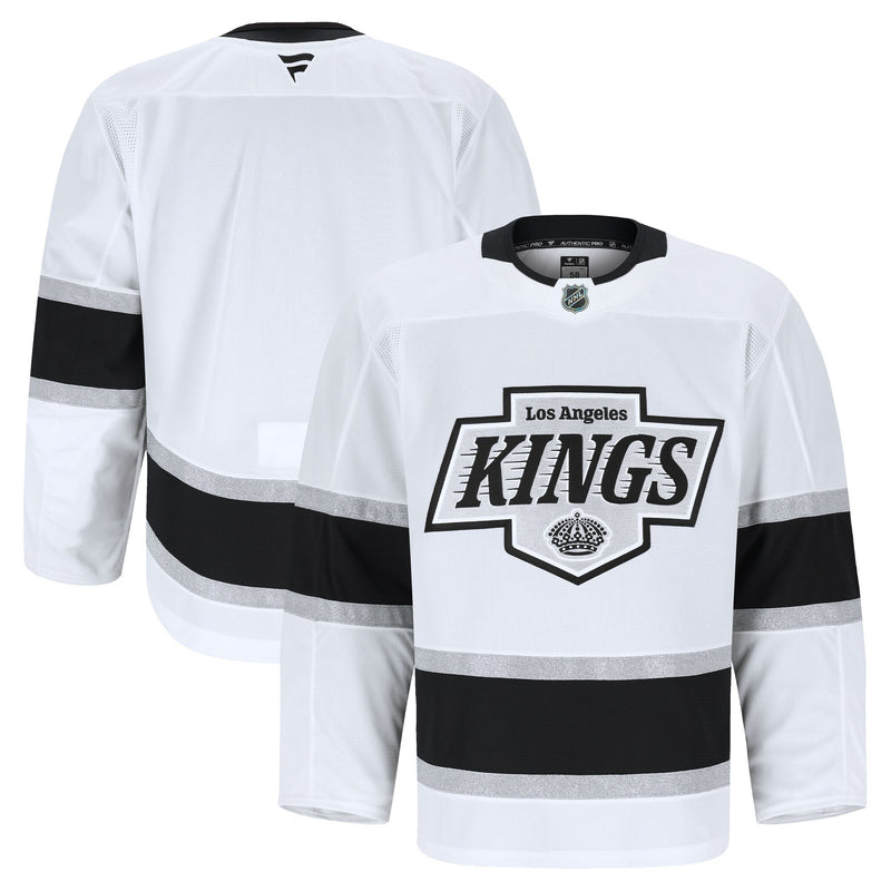Los Angeles Kings Fanatics White Away Authentic Pro Jersey