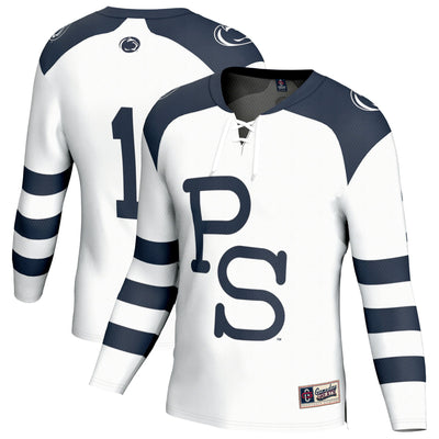 #1 Penn State Nittany Lions GameDay Greats Lightweight Hockey Fashion Jersey - White