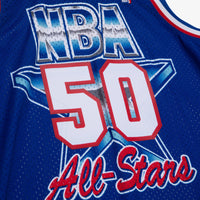 NBA Mitchell & Ness David Robinson 1992 All-Star West Authentic Jersey All-Star - Royal Blue