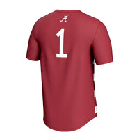 GameDay Greats #1 Crimson Alabama Crimson Tide Lightweight Soccer Fashion Jersey