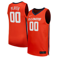 Illinois Fighting Illini Nike NIL Pick-A-Player Basketball Replica Jersey - Orange
