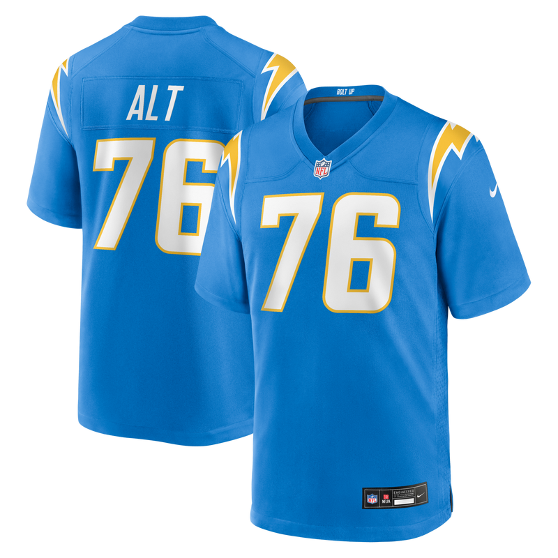 Los Angeles Chargers Joe Alt Nike Powder Blue Player Game Jersey