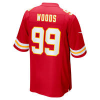 Kansas City Chiefs Peter Woods Nike Red 2026 NFL Draft First Round Pick No. 29 Team Game Jersey