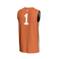 #1 Texas Longhorns GameDay Greats Lightweight Basketball Fashion Jersey - Texas Orange