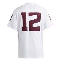 #12 Texas A&M Aggies adidas Premier Jersey - White