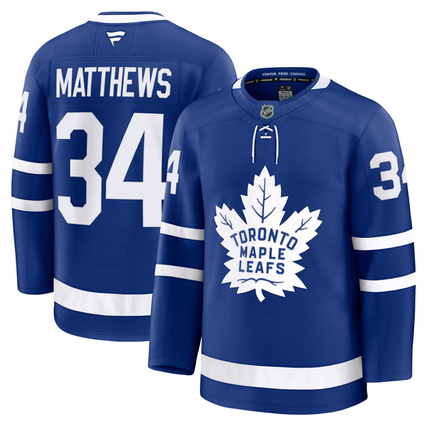 Toronto Maple Leafs Auston Matthews Fanatics Blue Home Premium Jersey