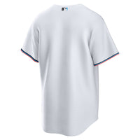 Miami Marlins Nike White Home Blank Replica Jersey