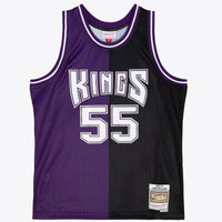 Sacramento Kings Mitchell & Ness Jason Williams 2000 Split Swingman Jersey - Black/Purple
