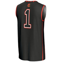 #1 Cornell Big Red GameDay Greats Lightweight Basketball Jersey - Black