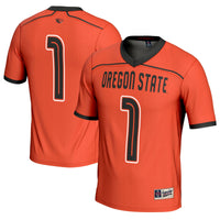 #1 Oregon State Beavers GameDay Greats Lacrosse Fashion Jersey - Orange