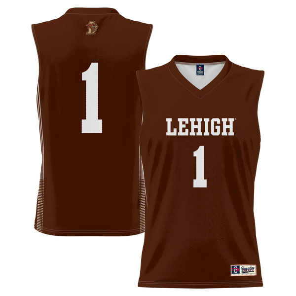 #1 Lehigh Mountain Hawks GameDay Greats Lightweight Basketball Jersey - Brown