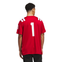 #1 Nebraska Huskers adidas Home Premier Jersey - Scarlet