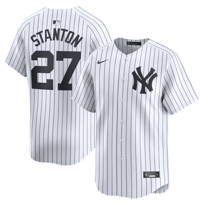 New York Yankees Giancarlo Stanton Nike White Home Limited Player Jersey