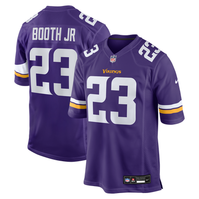 Minnesota Vikings Andrew Booth Jr. Nike Purple Player Game Jersey