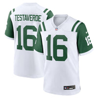 New York Jets Vinny Testaverde Nike White Retired Player Alternate Game Jersey