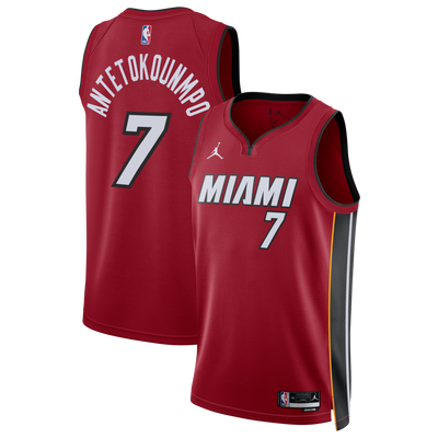 Miami Heat Jordan Brand Statement Edition Swingman Jersey - Red - Giannis Antetokounmpo