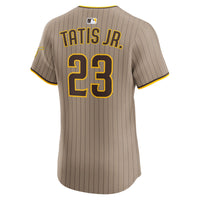 San Diego Padres Fernando Tatis Jr. Nike Khaki Sand Elite Jersey