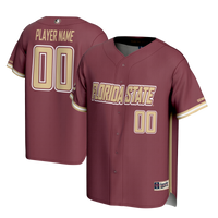 Florida State Seminoles GameDay Greats NIL Pick-A-Player Lightweight Baseball Jersey - Garnet