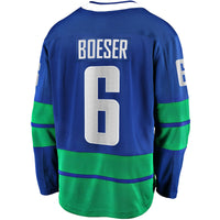 Vancouver Canucks Brock Boeser Fanatics Blue Breakaway Jersey