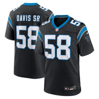 Carolina Panthers Thomas Davis Sr. Nike Black Team Retired Game Jersey