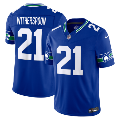 Seattle Seahawks Devon Witherspoon Nike Royal Alternate Vapor F.U.S.E. Stitched Limited Jersey