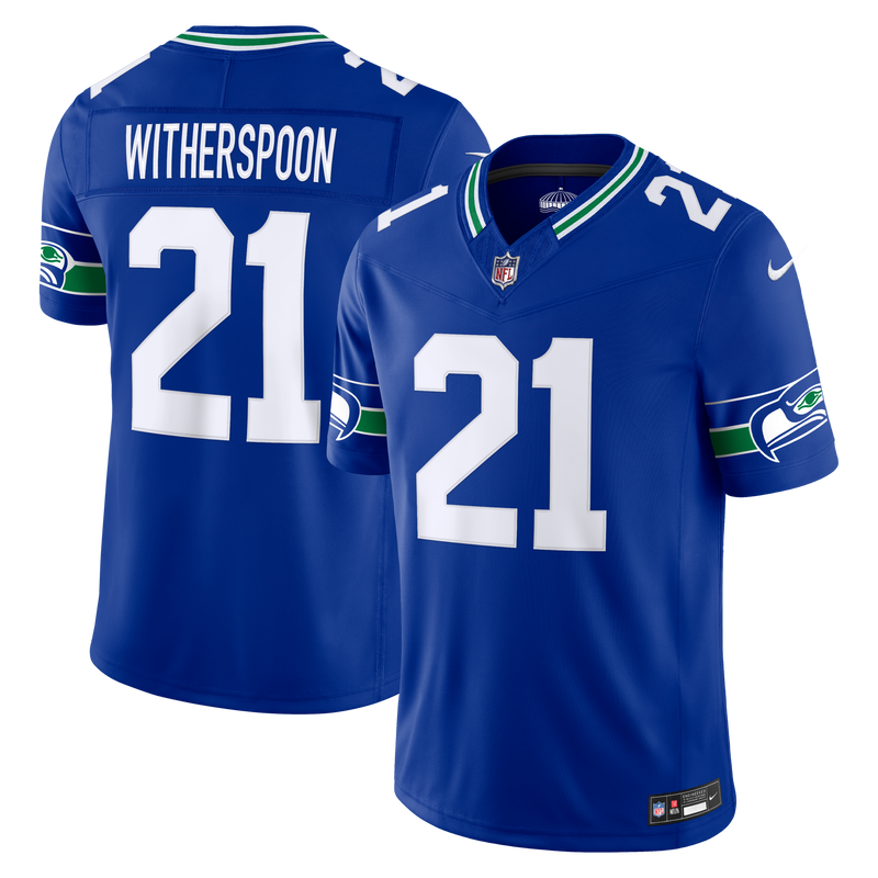 Seattle Seahawks Devon Witherspoon Nike Royal Alternate Vapor F.U.S.E. Stitched Limited Jersey
