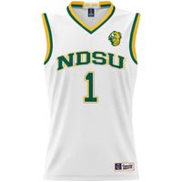 #1 NDSU Bison GameDay Greats Lightweight Basketball Jersey - White