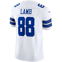 Dallas Cowboys CeeDee Lamb Nike White Vapor F.U.S.E. Limited Jersey