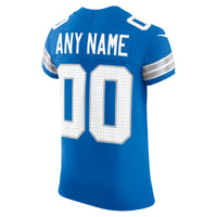 Detroit Lions Nike Blue Team Vapor F.U.S.E. Elite Custom Jersey