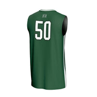 #50 Hawaii Rainbow Warriors GameDay Greats Lightweight Collegiate Basketball Fashion Jersey - Green