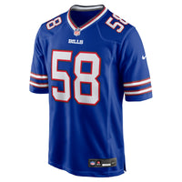 Buffalo Bills Matt Milano Nike Royal Game Player Jersey