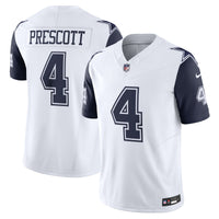 Dallas Cowboys Dak Prescott Nike White Vapor F.U.S.E. Limited Jersey