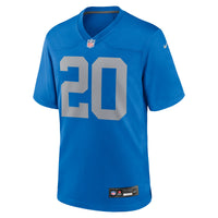 Detroit Lions Barry Sanders Nike Blue Alternate Game Jersey