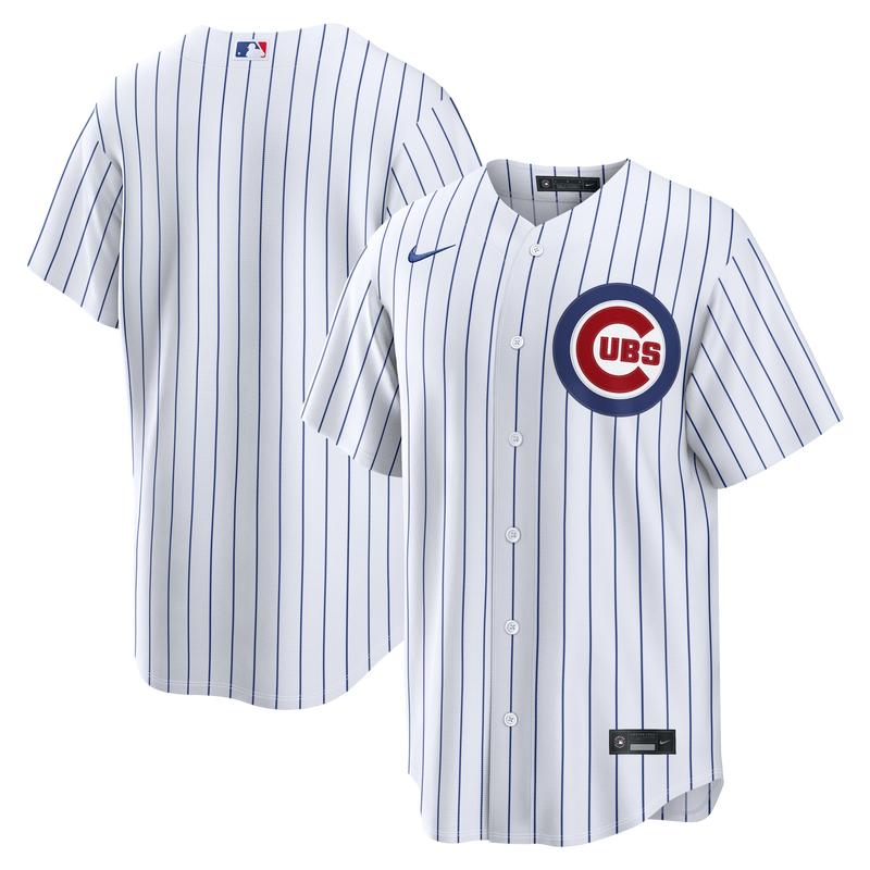 Chicago Cubs Nike White Home Replica Jersey