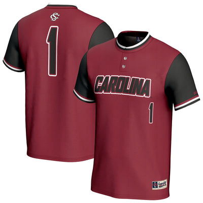 South Carolina Gamecocks GameDay Greats Lightweight Collegiate Softball Fashion Jersey - Garnet