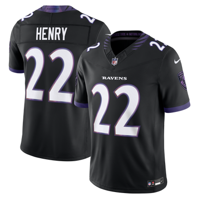 Baltimore Ravens Derrick Henry Nike Black Alternate Alternate Vapor F.U.S.E. Stitched Limited Jersey