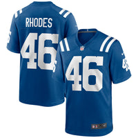 Indianapolis Colts Luke Rhodes Nike Royal Game Jersey