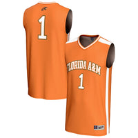 #1 Florida A&M Rattlers GameDay Greats Lightweight Collegiate Basketball Fashion Jersey - Orange