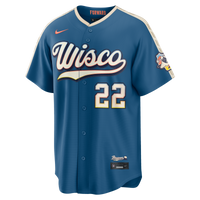 Milwaukee Brewers Christian Yelich Nike Mineral Blue 2026 City Connect Stadium Jersey